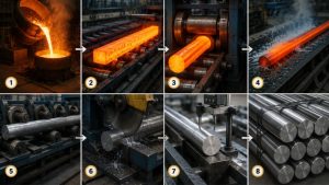 round bar manufacturing process