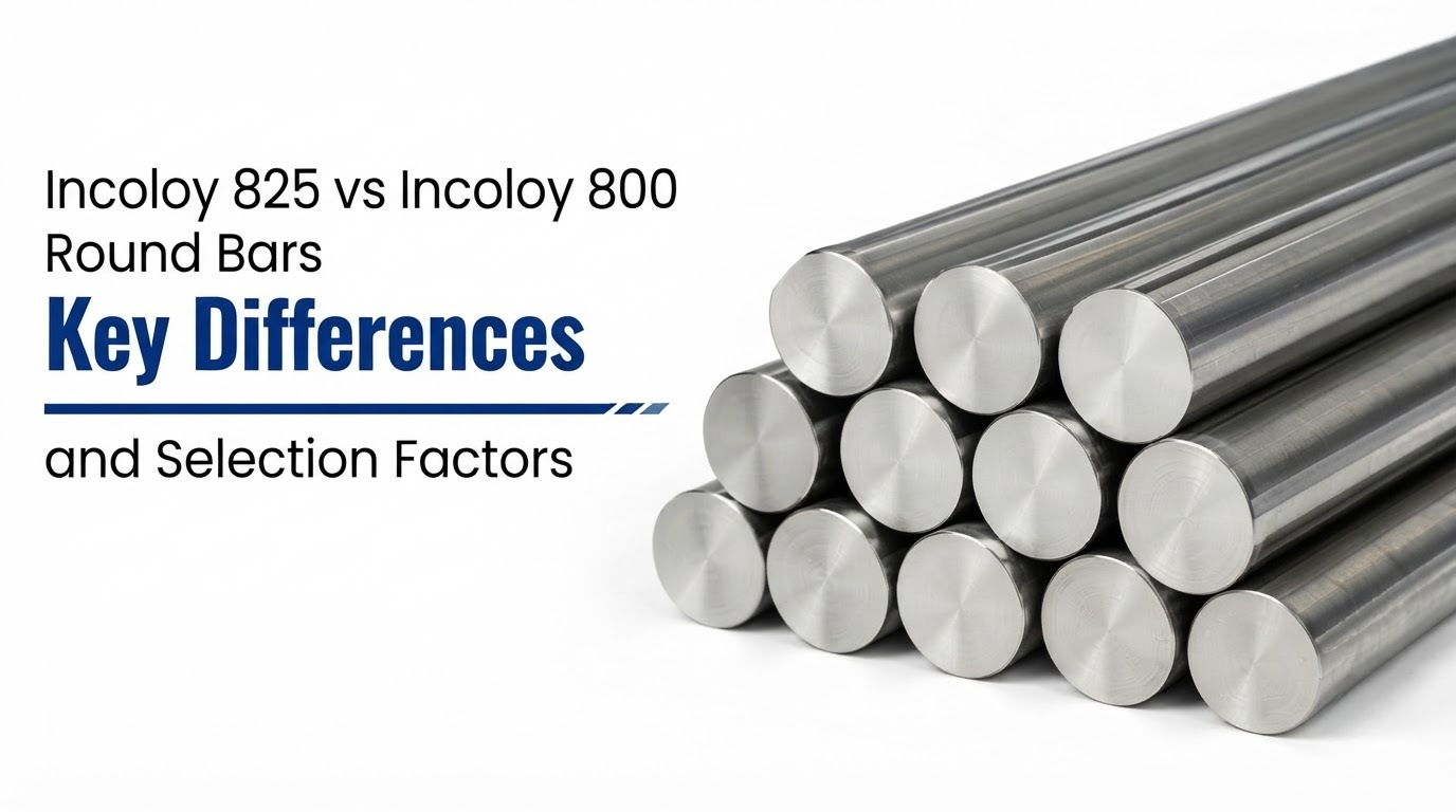 Incoloy 825 vs 800 Round Bars: Key Differences